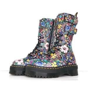 Dr Martens Jagger Wanderlust Lace Up Mid Calf Platform Boots Women’s 6 Shoes